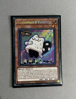 DOOD-EN024 Marshmao Yummy - Secret Rare Card : 1st Edition YuGiOh TCG - Image 1