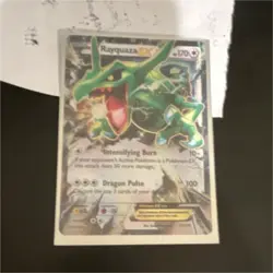 Rayquaza EX Pokemon TCG Card 75/108 Standard Size Holo - Image 1