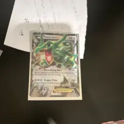 Rayquaza EX Pokemon TCG Card 75/108 Standard Size Holo - Image 2