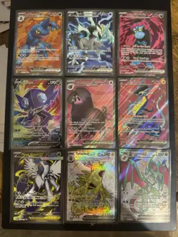 POKEMON FULL ART LOT x9 CARDS NM OBSIDIAN FLAMES, SCARLET VIOLET, PALDEAN FATES - Image 1