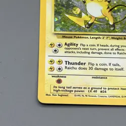 Raichu Holo Swirl 16/130 2000 Base Set 2 Vintage Pokemon Card WOTC - Image 3