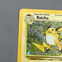 Raichu Holo Swirl 16/130 2000 Base Set 2 Vintage Pokemon Card WOTC - Image 4