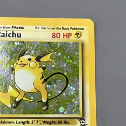 Raichu Holo Swirl 16/130 2000 Base Set 2 Vintage Pokemon Card WOTC - Image 5