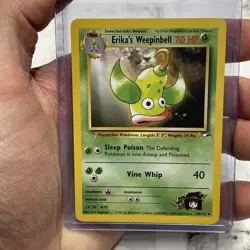 Erika's Weepinbell 49/132 Non Holo Gym Heroes - Pokemon Card - NM/MT Uncommon - Image 1