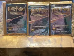 Vintage Harry Potter Quidditch Cup Random Booster Trading Cards 11 New Packs - Image 2