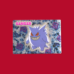 GENGAR (GANGAR)--JAPANESE MEIJI EMBOSSED PROMO FOIL POKEMON CARD - Image 1