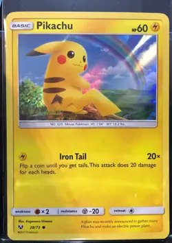 Pokemon RAICHU GX Ultra Rare Promo Card TCG Shining Legends SM90 with 28/73 Mint - Image 4