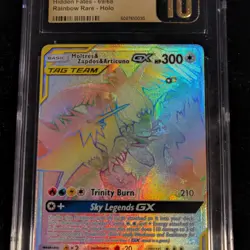Pokemon Moltres & Zapdos & Articuno GX SM210 SM TAG TEAM Promo Holo Card - Image 1