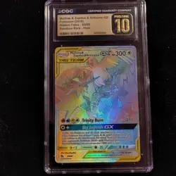 Pokemon Moltres & Zapdos & Articuno GX SM210 SM TAG TEAM Promo Holo Card - Image 2