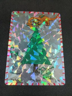 Pokederp Charizard Xmas 2025 Original Christmas Limited Derpy Card 1/9 - Image 1