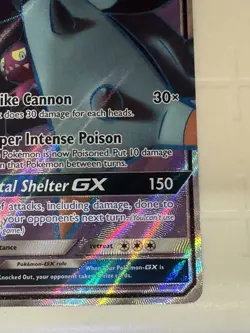 Toxapex GX 136/145 Guardians Rising 2017 Full Art Textured Pokemon Card Rare B19 - Image 4