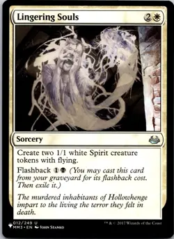 Magic: The Gathering Sorcery Lingering Souls Lingering Souls Uncommon Regular - Image 1