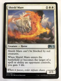 MTG Core Set 2019 Shield Mare 037/280 NM - Image 1