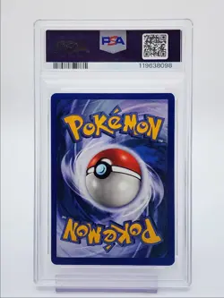 ALAKAZAM 1999 POKEMON GAME SHADOWLESS RARE HOLO 1/102 PSA 8 Q0004 - Image 2