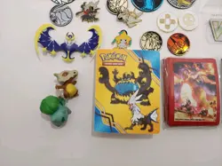 Pokemon Accessories Lot - Tokens, Sleeves, Dice, Toys, Binder And Pins - Image 2