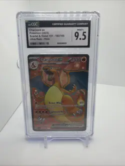 CHARIZARD EX 2023 POKEMON SCARLET VIOLET 151 #183/165 ULTRA RARE HOLO CGC 9.5 - Image 1