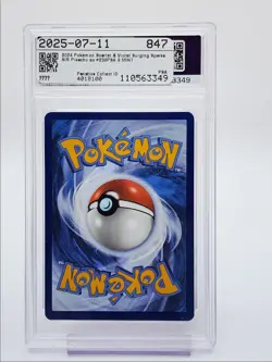PIKACHU EX 2024 POKEMON SURGING SPARKS SPECIAL ILLUSTRATION RARE PSA 9 Q0004 - Image 2
