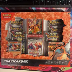 Pokemon Charizard EX TCG Super Premium Collection Box Factory Sealed Fast Ship! 820650873232 - Image 1