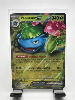 Venusaur ex 001/142 Sv07: 2024 Pokemon - Stellar Crown Holo - EX - Image 1