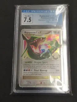 Pokemon Rayquaza C Lv.X Supreme Victors Holo Ultra Rare #146 CGC 7.5 - Image 1