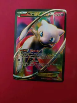 Pokemon Card Mew Ex 120/124 Full Art B&W Dragons Exalted Full Art 2012 NM - Image 1
