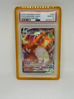 Pokemon Darkness Ablaze Charizard VMAX PSA 10 Gem Mint 20/189 - Image 1