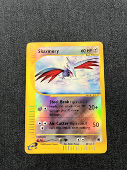 Pokemon TCG Skarmory 063/165 Expedition Base Set Reverse Holo Lightly Played - Image 1
