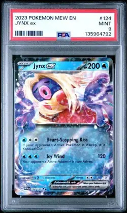 2023 TCG Pokemon Scarlet & Violet 151 | Jynx EX #124 | PSA 9 MINT - Image 1