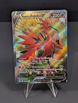 Galarian Zapdos V 173/198 Pokemon TCG Chilling Reign Sword & Shield Full Art - Image 1