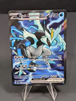 Pokemon TCG Black Kyurem EX Surging Sparks 218/191 Ultra Rare ~ Full Art Holo - Image 1
