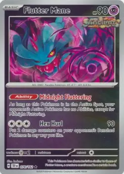 FLUTTER MANE 078/162 TEMPORAL FORCES POKEMON (REVERSE HOLO, NM) - Image 1