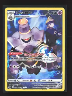Pokemon Brilliant Stars Trainer Gallery #TG06/TG30 Holo Ultra Rare Dusknoir - Image 1
