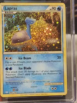 Lapras - Pokemon - CGC 10 GEM MINT - 008/034 CLB TCG - Holo Card English - Image 5
