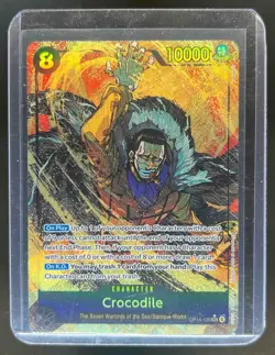 One Piece Card Game Crocodile Alternate Art The Azure Sea's Seven #OP14-120 - Image 1