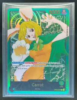 2025 One Piece EB02 EN Carrot Leader Special Gold Text #OP08-021 - Image 1