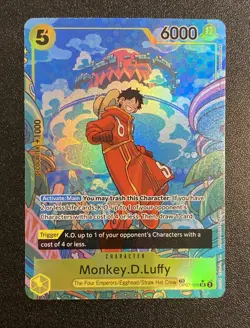 One Piece Two Legends - Monkey D. Luffy (TR) OP07-109 Treasure Rare - Image 1