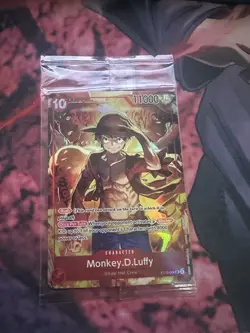 Monkey D. Luffy SR ST10-006 - Treasure Booster Promo - One Piece TCG Sealed - Image 1