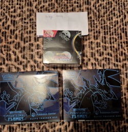Pokemon Phantasmal Flames Pokemon Center ETB x2 and Booster Box Factory Sealed - Image 2