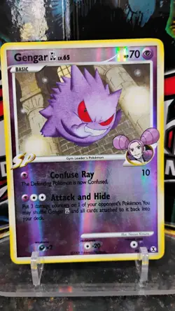 GENGAR GL lv. 65 Rising Rivals POKEMON Reverse Holo 2009 SP Trading Card 40/111 - Image 1