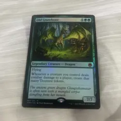 Old Gnawbone Ampersand Promo FOIL Adventures MTG Magic The Gathering - Image 1