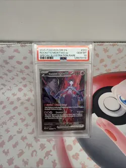 Team Rocket's Mewtwo ex 231/182 Sv10: Destined Rivals Holo Psa 10 Pokemon - Image 1