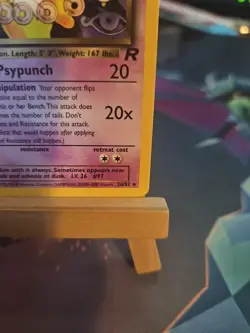 Pokemon TCG Dark Hypno 26/82 Rocket 1st Edition Near Mint Very Clean! Non Holo - Image 4