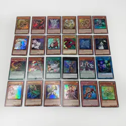 Vintage 1996 Yu-Gi-Oh Holo Foil Lot (65) Cards Pre-owned Played Used - Image 1