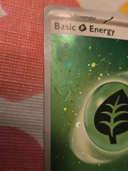 Pokemon Card - Basic Grass Energy HD Cosmos Holo SVE 001 S&V 151 - MP-HP - Image 2