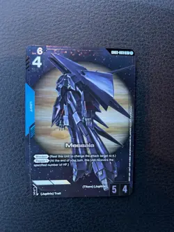 Messala GD03-003 R+ Parallel Rare Gundam Card Game Steel Requiem 🔥 - Image 1