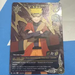 Naruto CCG Card #1395 Set 24: Naruto Uzumaki (Sage Mode) - Super Rare - Image 1