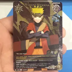 Naruto CCG Card #1395 Set 24: Naruto Uzumaki (Sage Mode) - Super Rare - Image 2