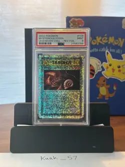 Pokemon Legendary Collection Reverse Foil Mysterious Fossil 109/110 PSA 9 - Image 1