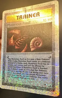Mysterious Fossil 109/110 Legendary Collection Pokemon Card Reverse Holo WOTC Hp - Image 2