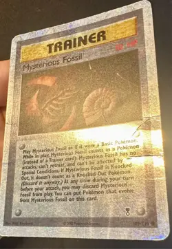 Mysterious Fossil 109/110 Legendary Collection Pokemon Card Reverse Holo WOTC Hp - Image 3